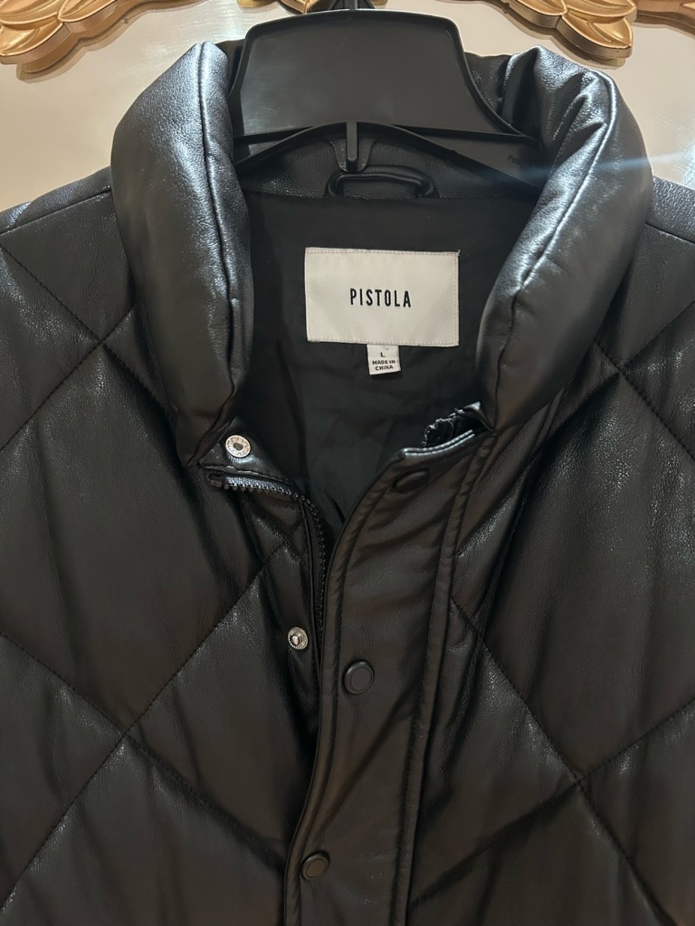 Pistola Black Puffer Convertible Quilted Jacket and Vest